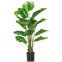 Load image into Gallery viewer, 5 Feet Artificial Tree Faux Monstera Deliciosa Plant for Home Indoor and Outdoor
