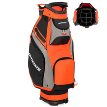 Load image into Gallery viewer, 10.5 Inch Golf Stand Bag with 14 Way Full-Length Dividers and 7 Zippered Pockets-Red
