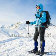 Load image into Gallery viewer, 21/25/30 Inch 4-in-1 Lightweight Terrain Snowshoes with Flexible Pivot System-30 inches
