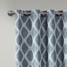 Load image into Gallery viewer, Blakesly Printed Ikat Blackout Patio Curtain - SS40-0183

