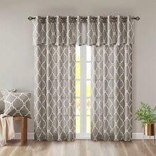 Load image into Gallery viewer, Madison Park Fretwork Print Window Curtain -63" Panel MP40-1280 By Olliix
