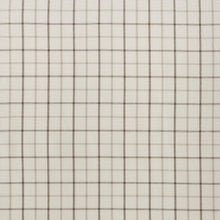 Load image into Gallery viewer, Madison Park Anaheim 100% Polyester Jacquard Plaid Faux Leather Tab Top Panel With Fleece Lining- Natural MP40-6761 By Olliix
