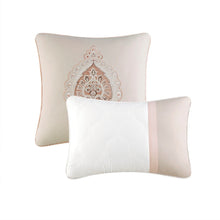 Load image into Gallery viewer, 510 Design Shawnee 100% Polyester 8Pcs Comforter Set - King - Blush 5DS10-0223 By Olliix
