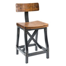 Load image into Gallery viewer, Ink Ivy Lancaster Counter Stool With Back FPF20-0312 By Olliix
