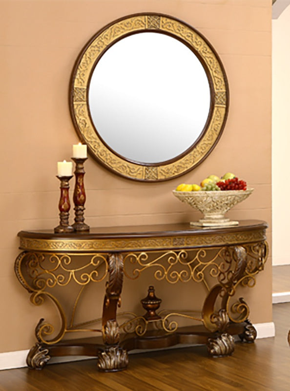 HD-2112 - CONSOLE TABLE w/ MIRROR