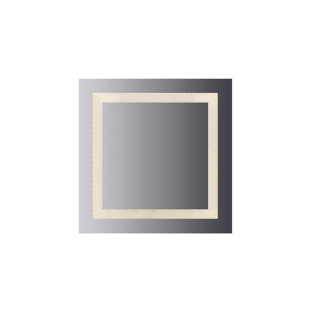 LED Lighted Mirror inset Glass Style, 36