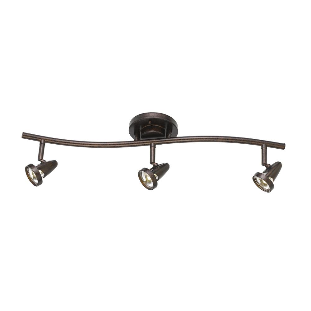 20W Intergrated LED serpentine rail fixture. 1660 lumen, 3300K. Fixture comes with a pair of 4