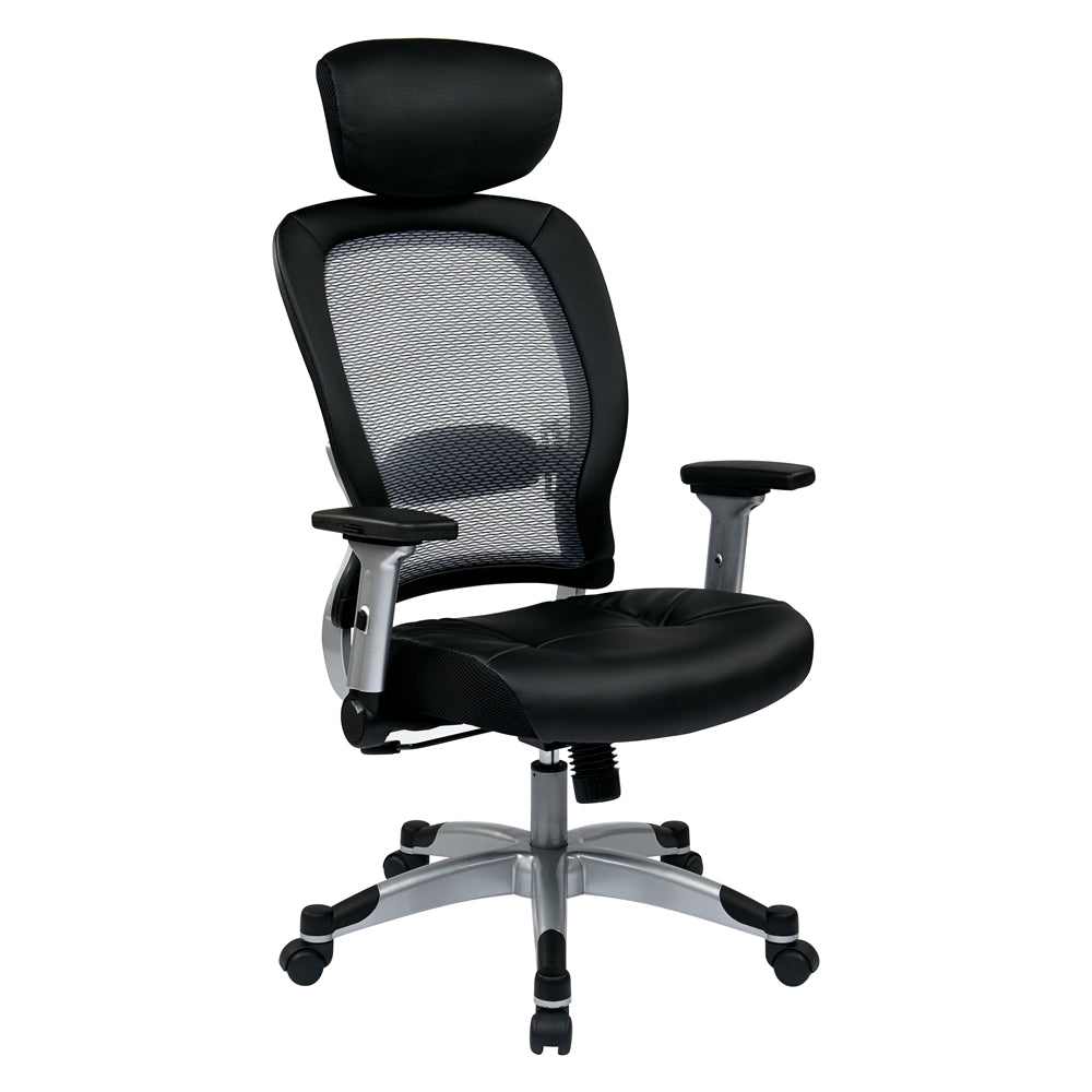 Professional Light Air Grid¨ Back Chair with Headrest