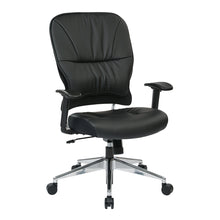 Load image into Gallery viewer, Black Bonded Leather Managers Chair
