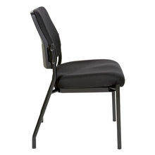 Load image into Gallery viewer, Stackable VisitorÕs Chair Black Padded Seat Armless, 83720-231
