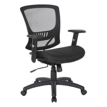 Load image into Gallery viewer, Mesh Screen Seat and Back Manager&#39;s Chair with Height Adjustable Arms and Nylon Base, EM98910-3
