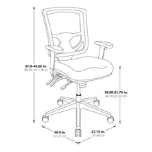 Load image into Gallery viewer, ContouredÊWhite Plastic Back Manager&#39;s Chair , 97898CWH-30
