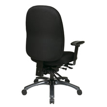 Load image into Gallery viewer, Multi-Function High Back Chair with Seat Slider and Titanium Finish Base
