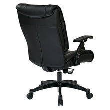 Load image into Gallery viewer, Black Bonded Leather Conference Chair

