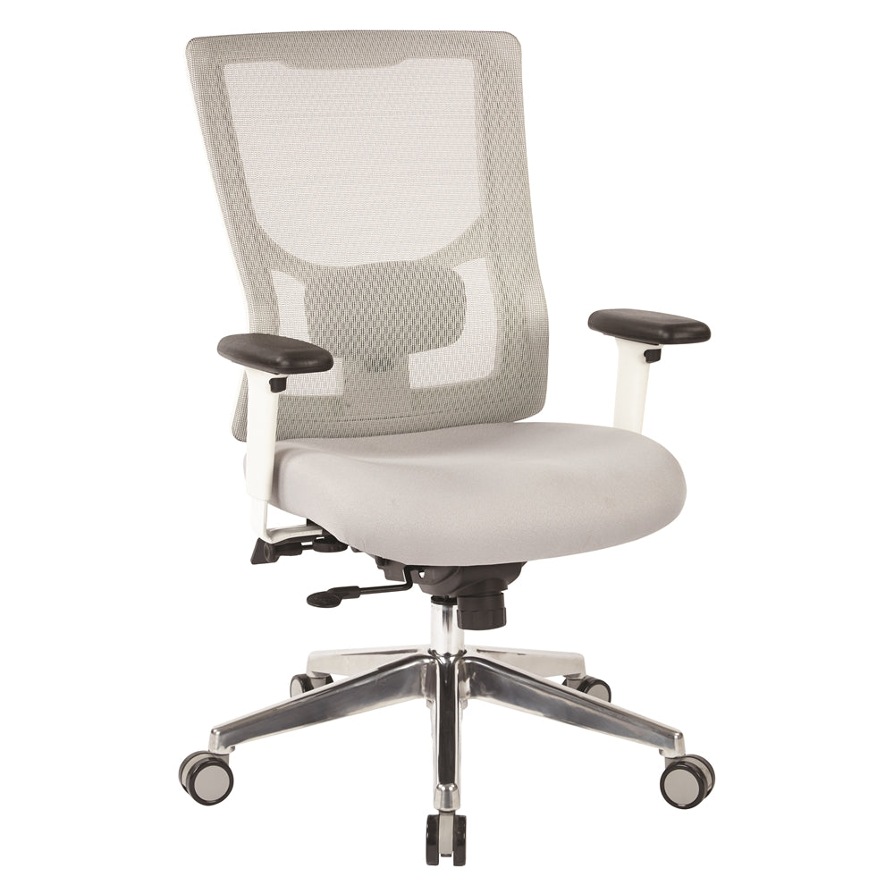 ProGrid¨ White Mesh Mid Back Chair