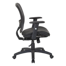 Load image into Gallery viewer, Mesh Screen Seat and Back Manager&#39;s Chair with Height Adjustable Arms and Nylon Base, EM98910-3
