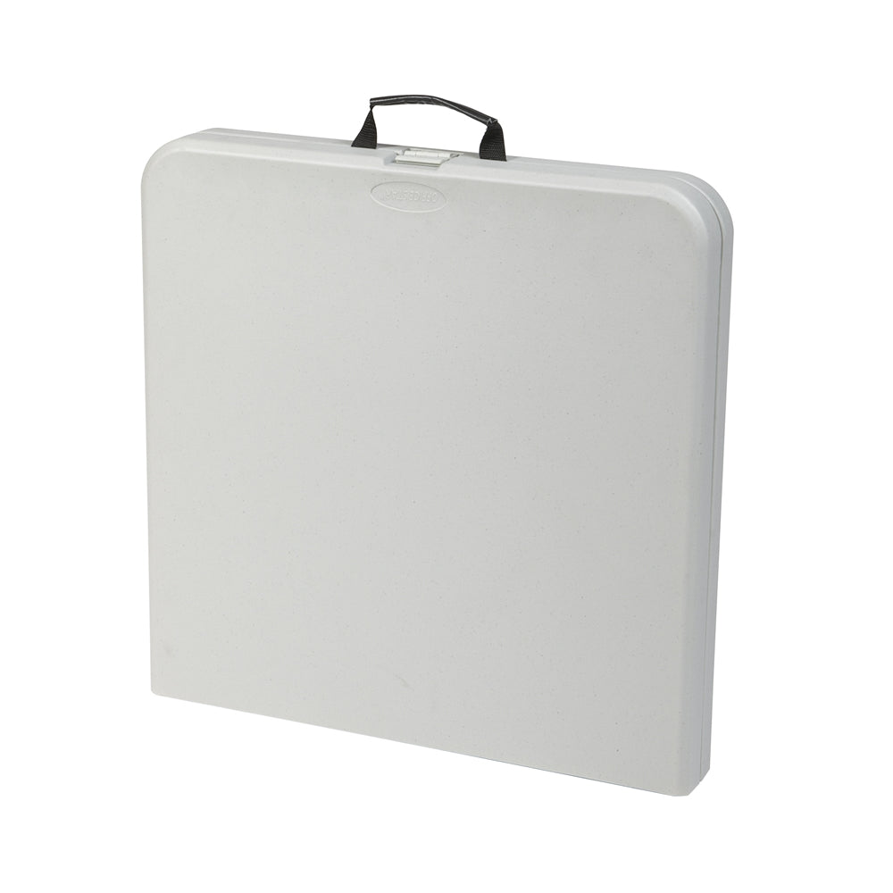 4' Height Adjustable Fold in Half Resin Multi Purpose Table