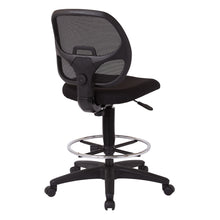 Load image into Gallery viewer, Deluxe Mesh Back Drafting Chair with 20&quot; Diameter Foot ring

