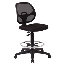 Load image into Gallery viewer, Deluxe Mesh Back Drafting Chair with 20&quot; Diameter Foot ring
