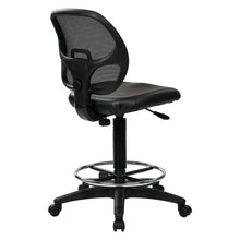 Load image into Gallery viewer, Deluxe Mesh Back Drafting Chair with 20&quot; Diameter Foot ring
