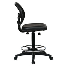 Load image into Gallery viewer, Deluxe Mesh Back Drafting Chair with 20&quot; Diameter Foot ring

