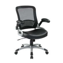 Load image into Gallery viewer, Screen Back and Bonded Leather Seat Managers Chair
