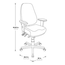 Load image into Gallery viewer, Deluxe Multi Function Ergonomic High Back Chair in Dillon Black, EC4350-R107
