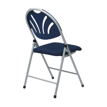 Load image into Gallery viewer, Folding Chair with Plastic Fan Back
