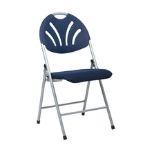 Load image into Gallery viewer, Folding Chair with Plastic Fan Back
