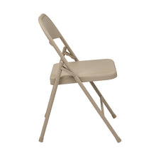 Load image into Gallery viewer, Folding Chair with Metal Seat and Back
