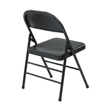 Load image into Gallery viewer, Folding Chair with Metal Seat and Back
