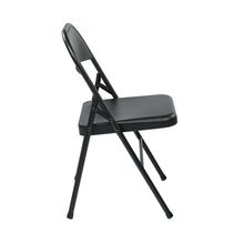 Load image into Gallery viewer, Folding Chair with Metal Seat and Back
