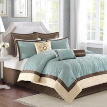 Load image into Gallery viewer, Madison Park Juliana 9 Piece Charmeuse Comforter Set -Queen MP10-458 By Olliix
