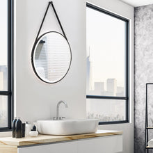 Load image into Gallery viewer, 24 Inch Round Wall-mounted Mirror with 3 Color LED Lights and Anti-Fog Function
