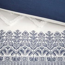 Load image into Gallery viewer, INK+IVY Mila 100% Cotton Printed Comforter Set W/ Chenille II10-1061 By Olliix
