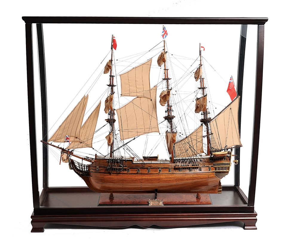 HMS Surprise Large With Table Top Display Case