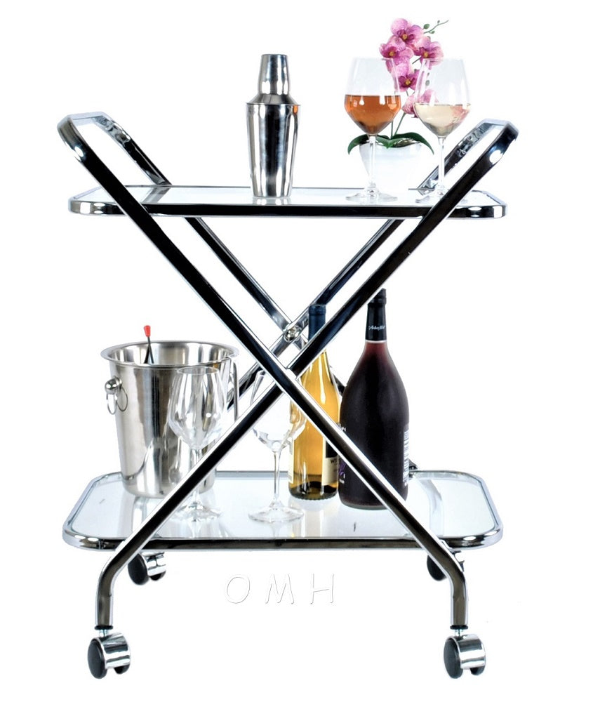 Anne Home - X-Shape Bar Cart