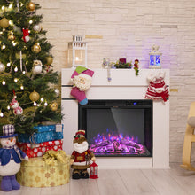 Load image into Gallery viewer, 26 Inch Recessed Electric Fireplace with Adjustable Flame Brightness
