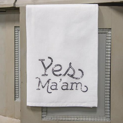 Yes Ma'am Dish Towel  (Pack of 4)