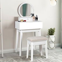 Load image into Gallery viewer, Makeup Dressing Wall Mounted Vanity Mirror with 2 Drawer
