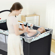 Load image into Gallery viewer, Portable Baby Playard Playpen Nursery Center with Changing Station
