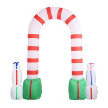 Load image into Gallery viewer, 8 ft Waterproof Inflatable Santa Arch Christmas Decoration
