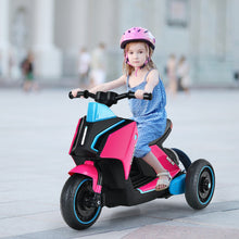 Load image into Gallery viewer, 6V 3 Wheel Toddler Ride-On Electric Motorcycle with Music Horn-Pink
