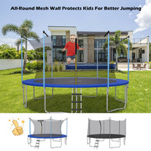Load image into Gallery viewer, Replacement Weather-Resistant Trampoline Safety Enclosure Net-15 ft

