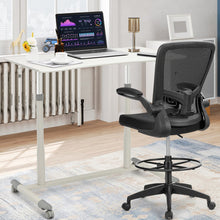 Load image into Gallery viewer, Height Adjustable Computer Desk Sit to Stand Rolling Table
