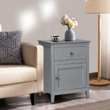 Load image into Gallery viewer, 2-Tier Accent Table with Spacious Tabletop-Gray

