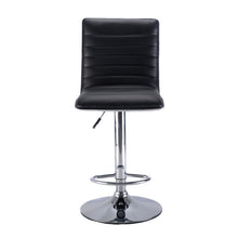 Load image into Gallery viewer, 1 PC Swivel Bar Stool Modern Adjustable Height Hydraulic Diner Chair 4 Color New-Black
