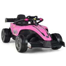 Load image into Gallery viewer, 12V Kids Ride on Electric Formula Racing Car with Remote Control-Pink
