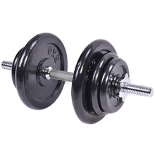 Load image into Gallery viewer, 44 lbs Adjustable Cap Gym Weight Dumbbell Set
