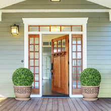 Load image into Gallery viewer, 2 Pieces 19 Inch Artificial Topiary Balls Faux Boxwood Ball Plants
